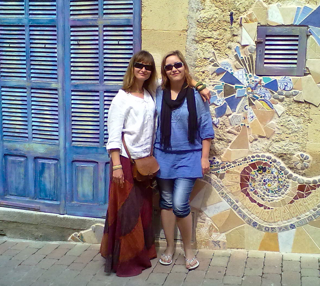 Mallorca - Arta - in front of the art gallery