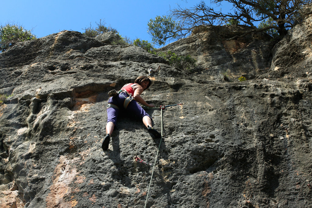 Mallorca - climbing in Cala Magraner 03