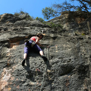 Mallorca - climbing in Cala Magraner 03