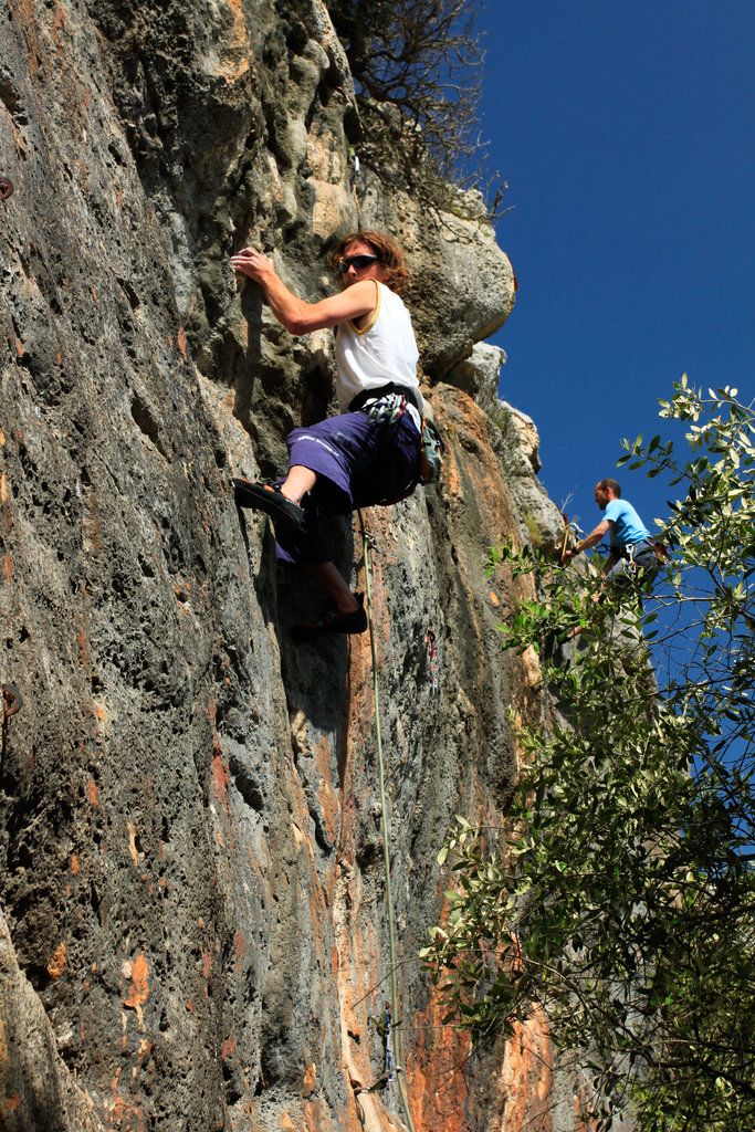 Mallorca - climbing in Cala Magraner 04