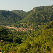Mallorca - a view of Valldemosa from S'Estret 02