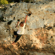 Menorca - bouldering in Cala en Turqueta 01