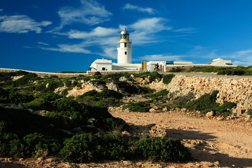 Menorca - a lighthouse in Cap de Cavalerria