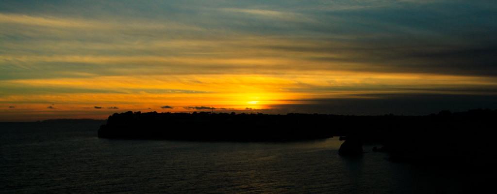 A sunset in Tijuana