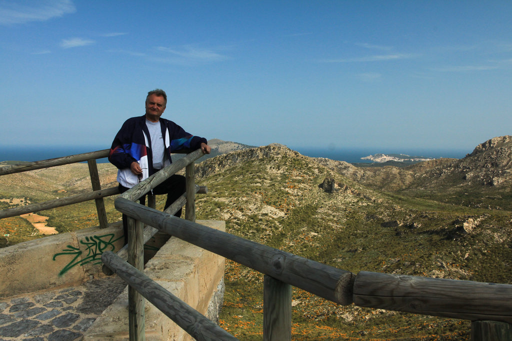 Malorca - a viewpoint in Serra de Llevant