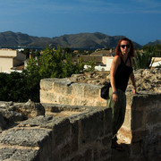 A medieval wall around Alcudia city centre