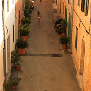 Alcudia´s narrow alleys in the city centre