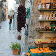 In the streets of Valldemosa