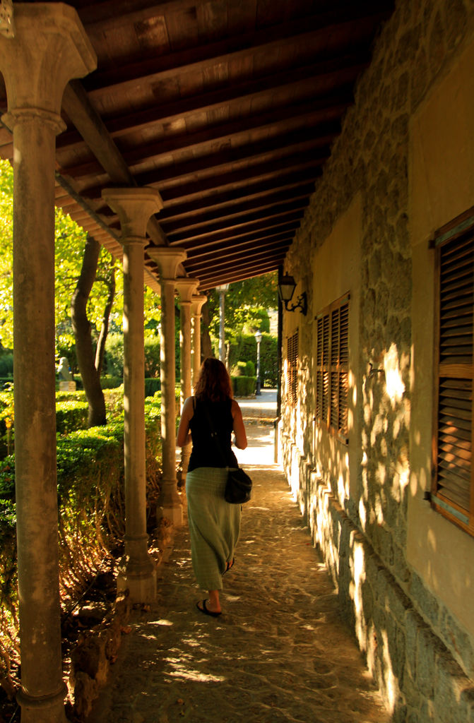 A garden nearby the Chopin Festival Association in Valldemosa