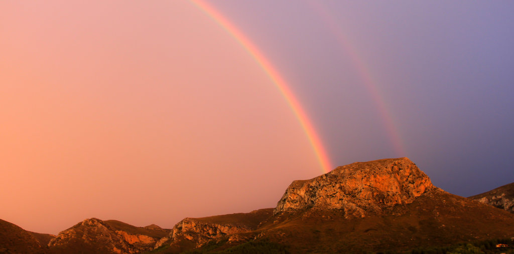 A double rainbow 01