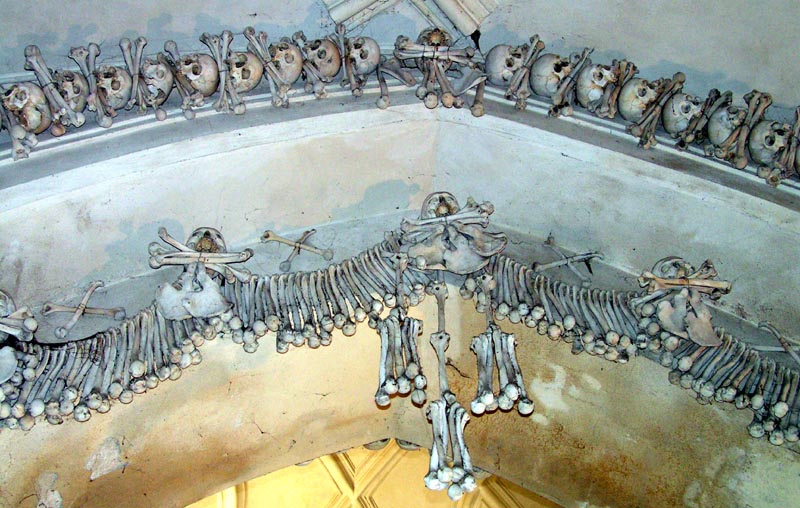 Czechia - inside Ossuary Chapel in Sedlec 06