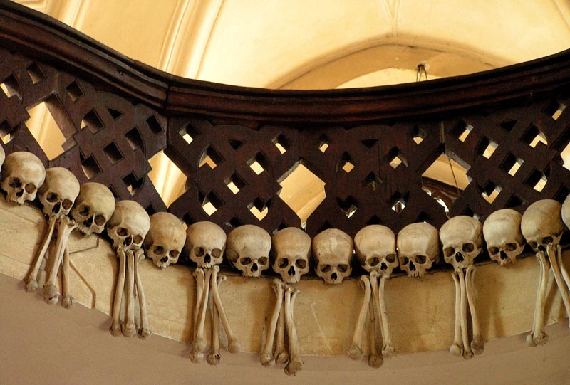 Czechia - inside Ossuary Chapel in Sedlec 07