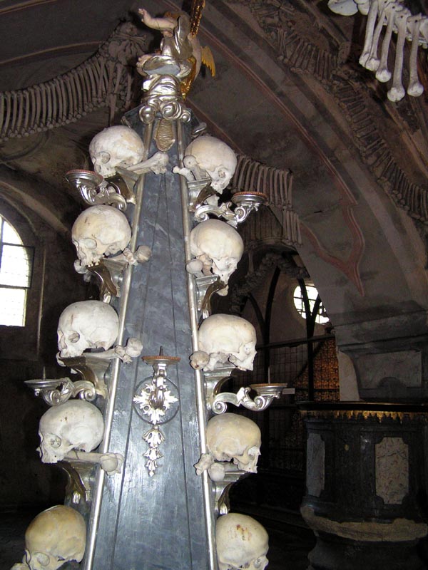Czechia - inside Ossuary Chapel in Sedlec 11