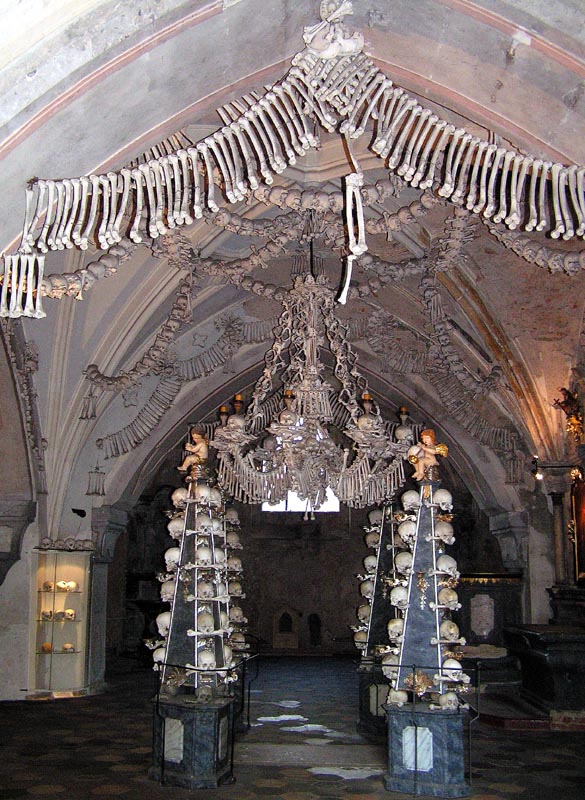 Czechia - inside Ossuary Chapel in Sedlec 16