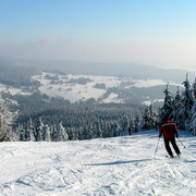Orlické hory - a downhill route in Deštné