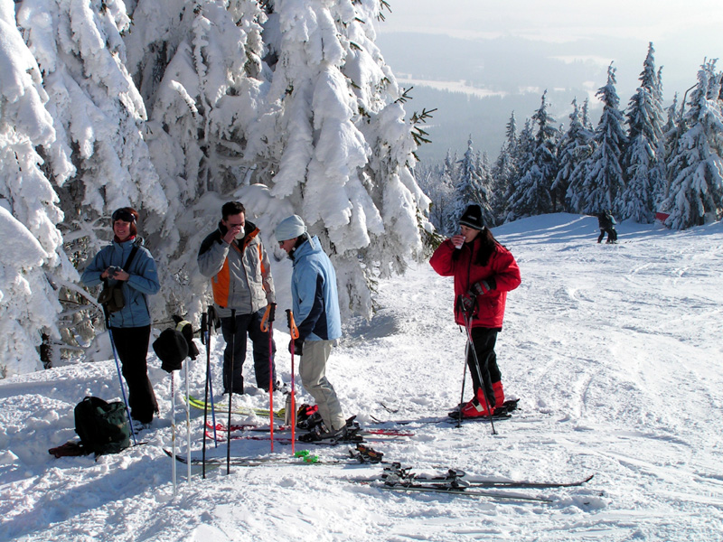 Orlické hory (Eagle Mountains) - skiing in Deštné