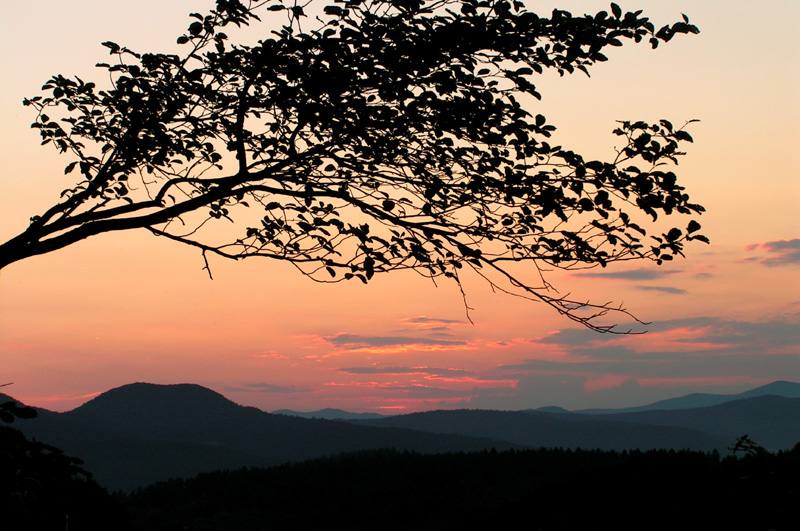 Slovakia - a sun set in Maninska tiesnava