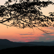 Slovakia - a sun set in Maninska tiesnava