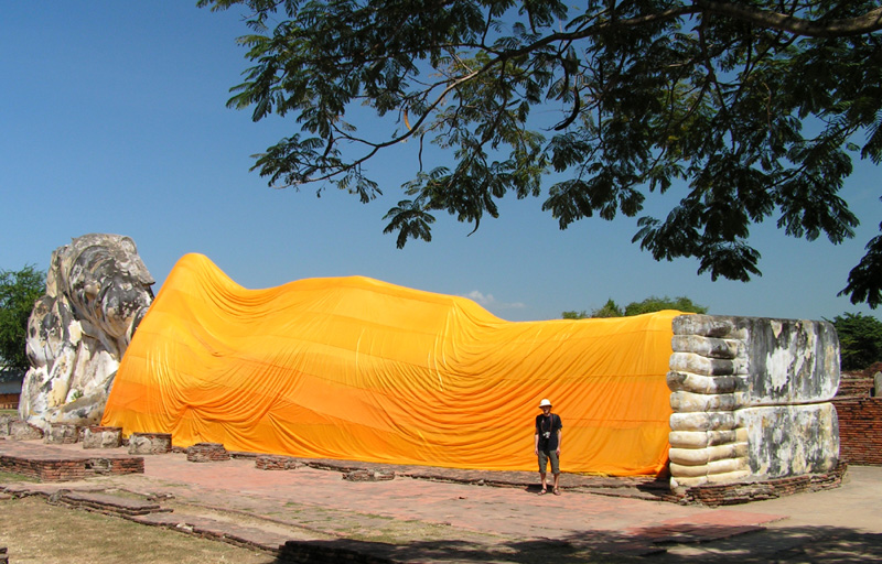 Thailand - Ayuthaya - Temple of the Reclining Buddha