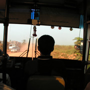 Cambodia - a bus to Siam Reap