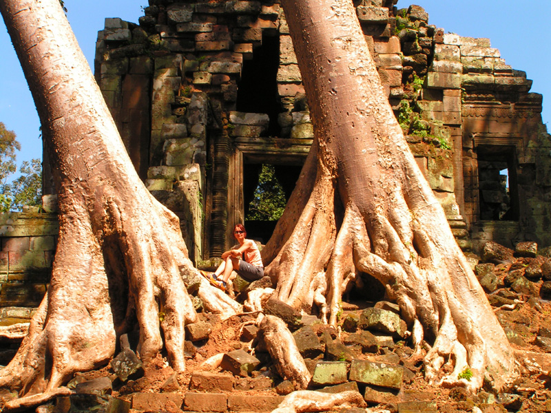 Cambodia - Khmer ruins in Angkor wat