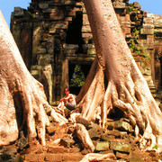 Cambodia - Khmer ruins in Angkor wat