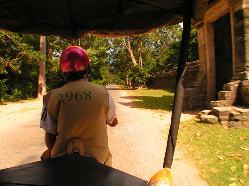 Cambodia - Our driver in Angkor wat