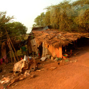 Cambodia - local people shelters