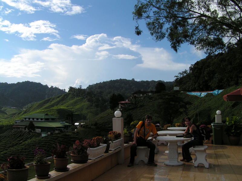 Malaysia - Brano and Paula in Cameron Highlands