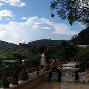 Malaysia - Brano and Paula in Cameron Highlands