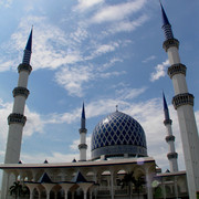 Malaysia - The Blue Mosque in Kuala Lumpur