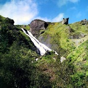 Kirkjubaejarklaustur's waterfall