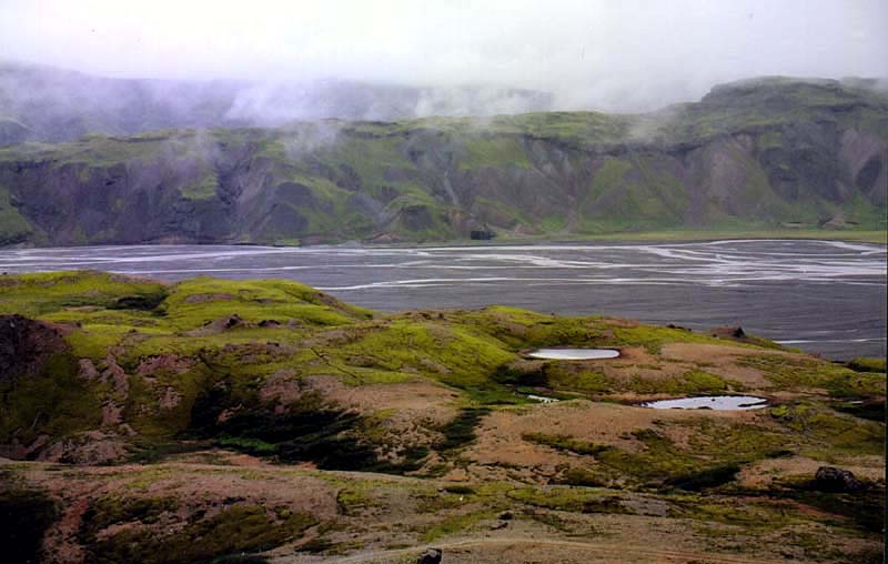 Foggy Liparite mountains