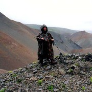 Paula in Liparite Mountains