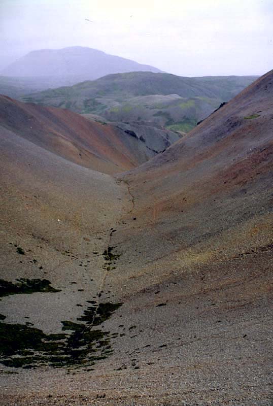 Colourful Liparite mountains