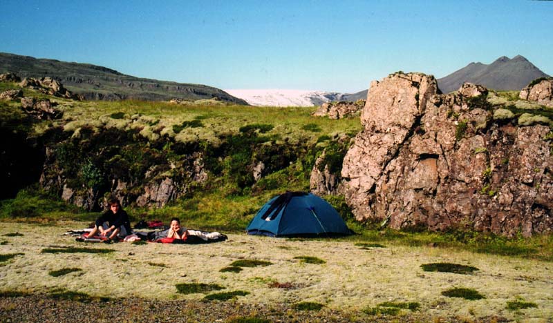 Drying things in Skaftafell national park