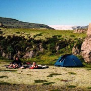 Drying things in Skaftafell national park