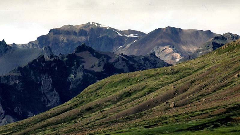 The ridge of Skaftafell national park