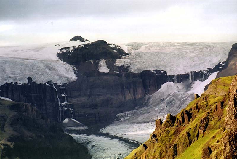 Melting glacier