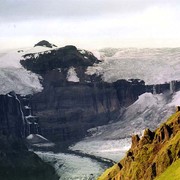 Melting glacier