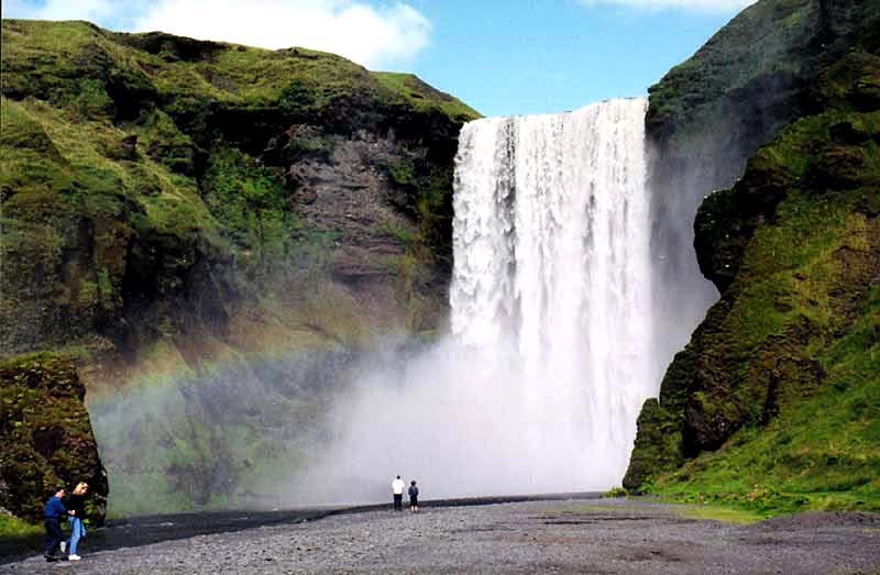 Skogarfoss waterfall