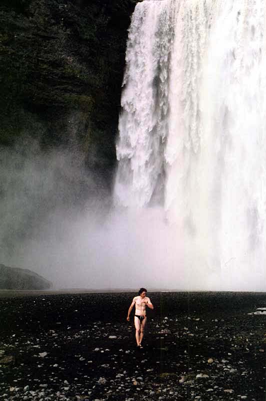 Brano after trying Skogarfoss waterfall