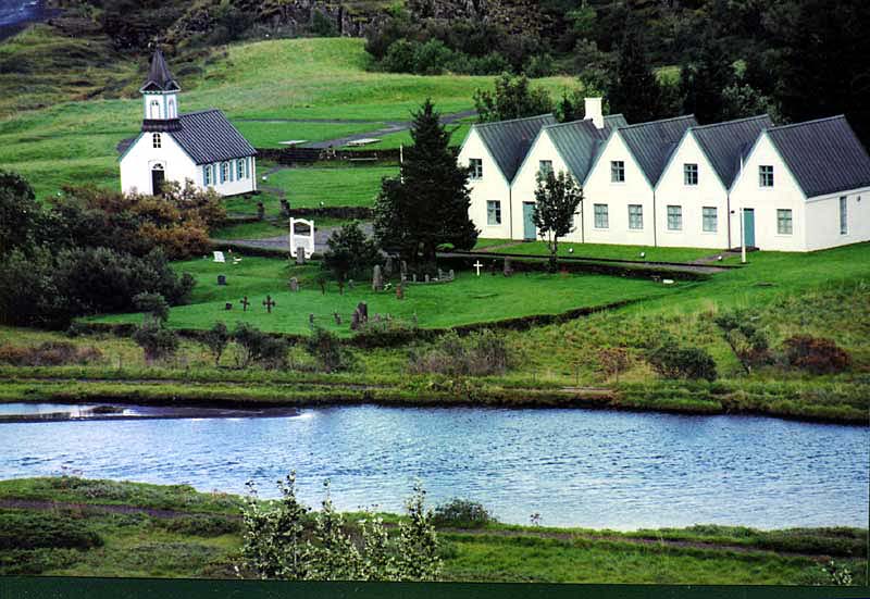 Houses in Pingvellir