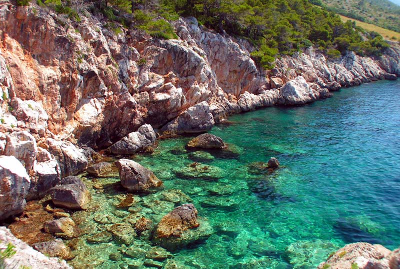 Hvar beach, north