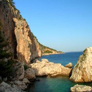 Hvar rock climbing area