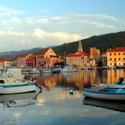 Croatia - Hvar - a port in Stari Grad