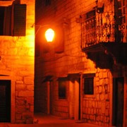 Night streets in Hvar