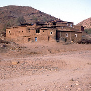 Local house in the Atlas mountains