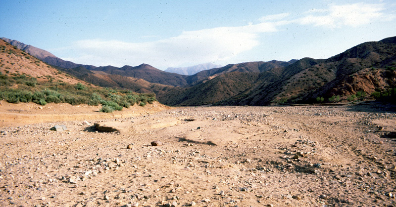 Trek to Toubkal from south direction