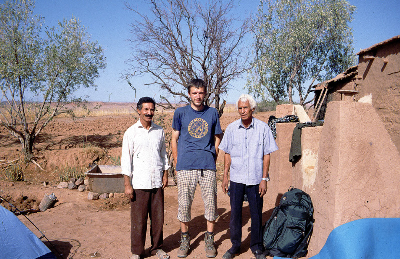 Wth local people in Marocco